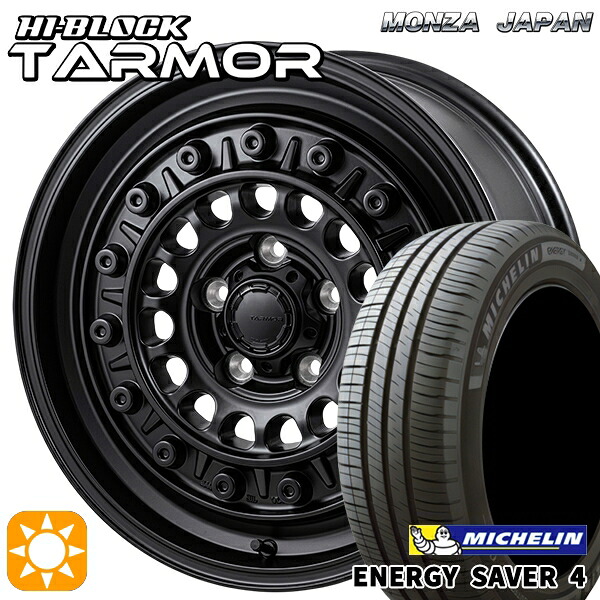 【取付対象】195/65R15 95H XL ミシュラン エナジーセイバー4 モンツァ ハイブロック ターマー 15インチ 6.0J 5H114.3 +50 サマータイヤホイールセット |格安タイヤホイールジャストパーツ