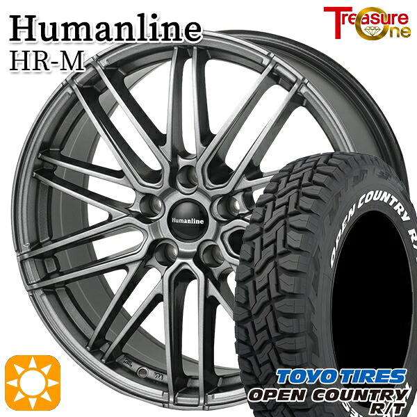 【取付対象】235/70R16 106Q トーヨー オープンカントリー R/T ホワイトレター トレジャーワン ヒューマンライン HRM GM 16インチ 6.5J 5H114.3 サマータイヤホイールセット ｜格安タイヤホイールジャストパーツ
