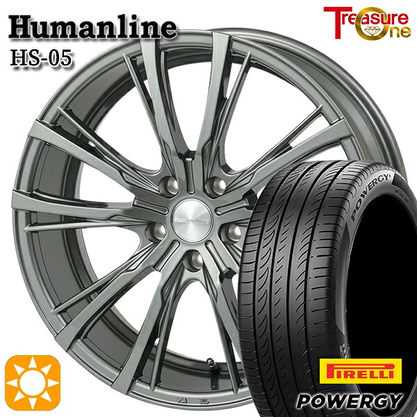 【取付対象】アルファード ヴェルファイア 245/40R19 98W XL ピレリ パワジー トレジャーワン ヒューマンライン HS05 19インチ 7.5J 5H114.3 サマータイヤホイールセット |格安タイヤホイールジャストパーツ