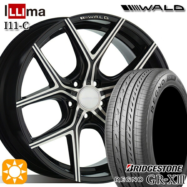 【取付対象】245/35R20 95W XL ブリヂストン レグノ GR-X3 WALD イリマ I11-C ブラックポリッシュ 20インチ 8.5J 5H114.3 サマータイヤホイールセット |格安タイヤホイールジャストパーツ