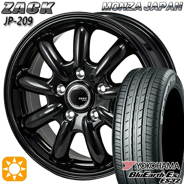 【取付対象】235/50R18 97W ヨコハマ ブルーアース ES32 モンツァ ザック JP209 グロスブラック 18インチ 7.5J 5H114.3 サマータイヤホイールセット ｜格安タイヤホイールジャストパーツ