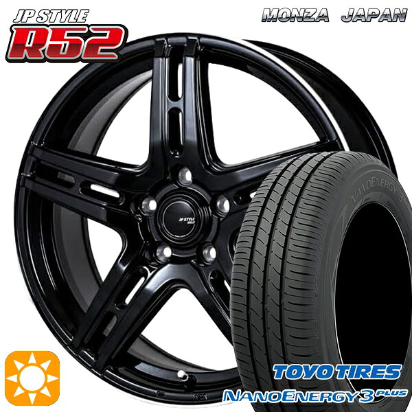 【取付対象】リーフ レヴォーグ 215/50R17 91V トーヨー ナノエナジー3プラス モンツァ JPスタイル R52 17インチ 7.0J 5H114.3 サマータイヤホイールセット
