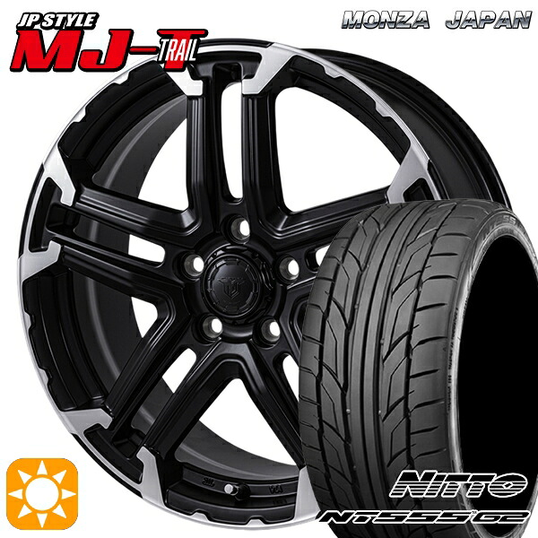 【取付対象】ジェイド アクセラ 225/40R18 92Y XL ニットー NT555 G2 モンツァ JPスタイル MJ-T MJトレイル 18インチ 7.5J 5H114.3 サマータイヤホイールセット ｜格安タイヤホイールジャストパーツ
