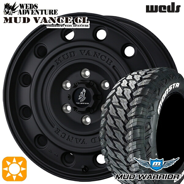 【取付対象】デリカD5 235/70R16 104/101Q LT RWL モンスタ マッドウォーリアー ウェッズ マッドヴァンスCL FB 16インチ 7.0J 5H114.3 +35 サマータイヤホイールセット ｜格安タイヤホイールジャストパーツ