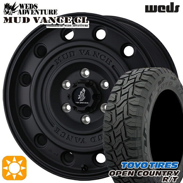 【取付対象】デリカD5 215/70R16 100Q トーヨー オープンカントリー R/T ウェッズ マッドヴァンスCL FB 16インチ 7.0J 5H114.3 +35 サマータイヤホイールセット |格安タイヤホイールジャストパーツ
