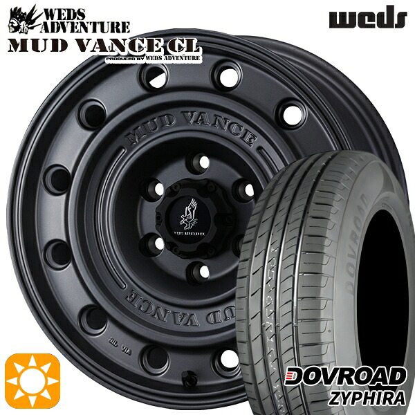 【取付対象】215/65R16 98H DOVROAD ザイファイラ ウェッズ マッドヴァンスCL MG 16インチ 7.0J 5H114.3 +35 サマータイヤホイールセット ｜格安タイヤホイールジャストパーツ
