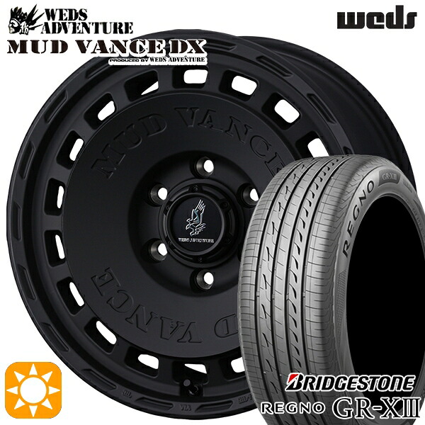 【取付対象】フォレスターSK9/SKE 225/55R17 97W ブリヂストン レグノ GRX3 ウェッズ マッドヴァンスDX FMB 17インチ 7.0J 5H114.3 +38 サマータイヤホイールセット |格安タイヤホイールジャストパーツ
