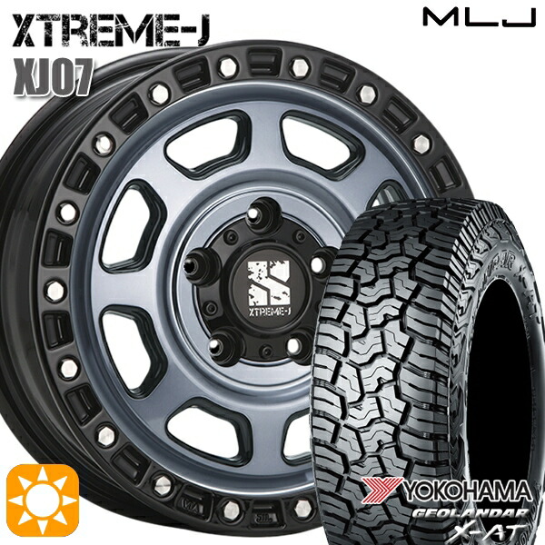 【取付対象】175/80R14 99/98N LT ヨコハマ ジオランダーX-AT G016 MLJ エクストリームJ XJ07 GB 14インチ 5.0J 5H114.3+48 サマータイヤホイールセット