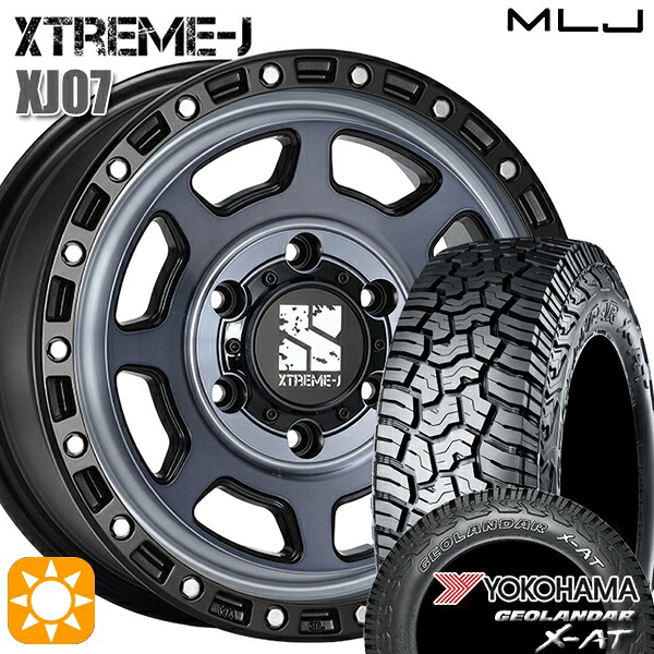 【取付対象】200系ハイエース 215/65R16 109/107Q ヨコハマ ジオランダー X-AT G016 OWL MLJ エクストリームJ XJ07 BR 16インチ 6.5J 6H139.7 サマータイヤホイールセット