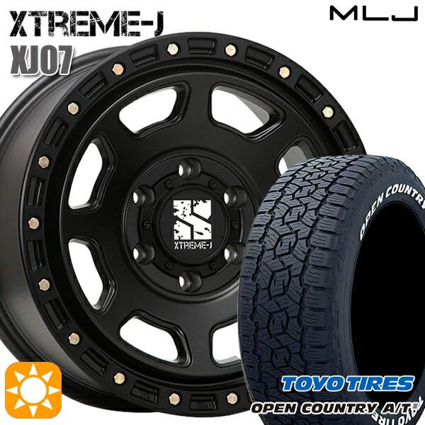 【取付対象】ランクル300 285/60R18 120H XL トーヨー オープンカントリーA/T3 ホワイトレター MLJ エクストリームJ XJ07 SB 18インチ 8.0J 6H139.7+50 サマータイヤホイールセット
