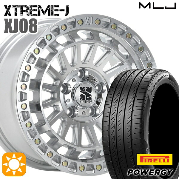 【取付対象】ヤリスクロス 205/65R16 95H ピレリ パワジー MLJ エクストリームJ XJ08 グロスマシンド 16インチ 7.0J 5H114.3 サマータイヤホイールセット |格安タイヤホイールジャストパーツ