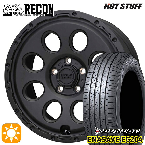 【取付対象】フォレスターSK9/SKE 225/55R17 101W XL ダンロップ エナセーブ EC204 ホットスタッフ マッドクロス リーコン MBK 17インチ 7.5J 5H114.3 +38 サマータイヤホイールセット ｜格安タイヤホイールジャストパーツ