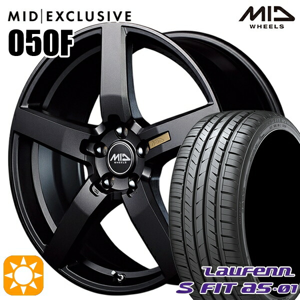 【取付対象】プリウス カローラツーリング 215/45R17 91W XL ラウフェン S FIT aS-01 LH02 MID RMP 050F セミグロスガンメタ 17インチ 7.0J 5H100 サマータイヤホイールセット