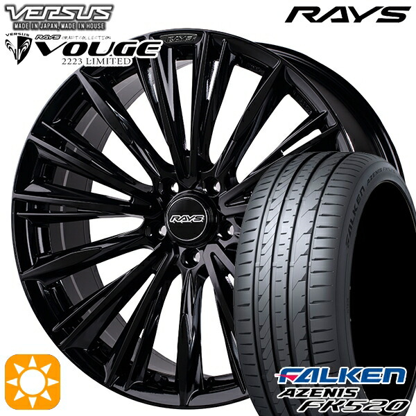 【取付対象】225/40R19 93Y XL ファルケン アゼニス FK520 RAYS ベルサス ストラテージア ヴォウジェ GX 19インチ 8.0J 5H114.3 サマータイヤホイールセット