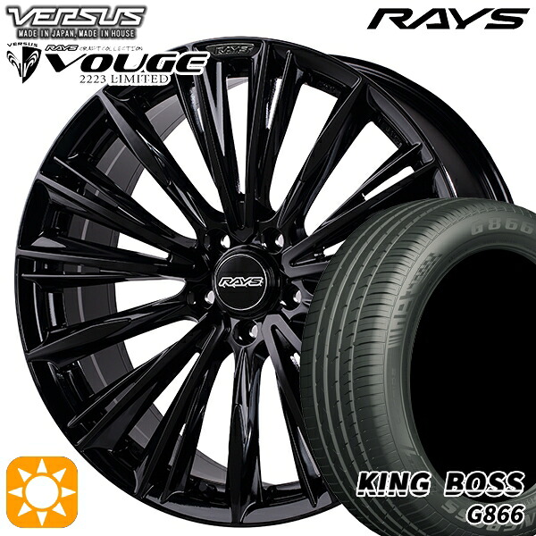 【取付対象】225/50R18 99W XL キングボス G866 RAYS ベルサス ストラテージア ヴォウジェ GX 18インチ 7.0J 5H114.3 サマータイヤホイールセット |格安タイヤホイールジャストパーツ