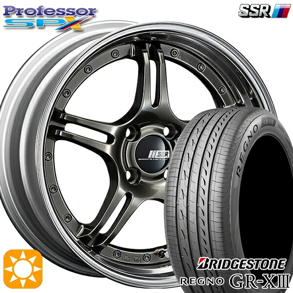 【取付対象】アクア クロスビー 175/60R16 82H ブリヂストン レグノ GR-X3 SSR プロフェッサー SPX ハイメタルブロンズ 16インチ 6.0J 4H100 サマータイヤホイールセット 142,800円