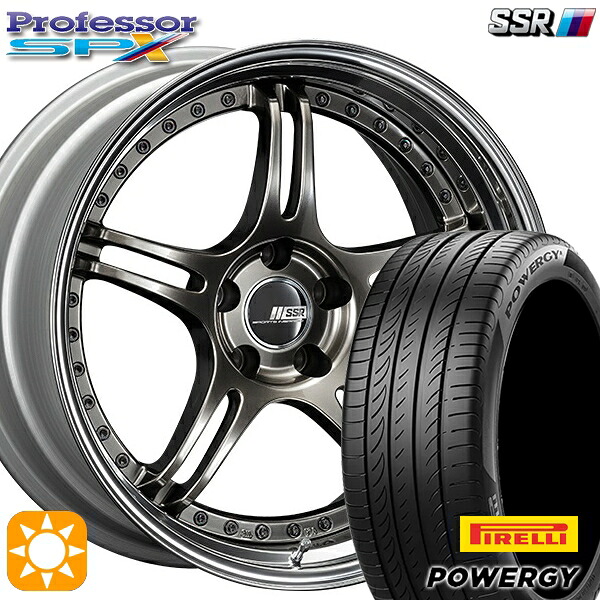 【取付対象】245/40R19 98W XL ピレリ パワジー SSR プロフェッサー SPX ハイメタブロンズ 19インチ 8.0J 5H114.3 新品 サマータイヤホイール 4本セット 送料無料