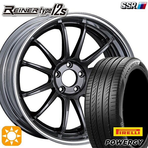 【取付対象】245/40R20 99W XL ピレリ パワジー SSR ライナー タイプ 12S プリズムダークガンメタ 20インチ 8.5J 5H114.3 サマータイヤホイールセット