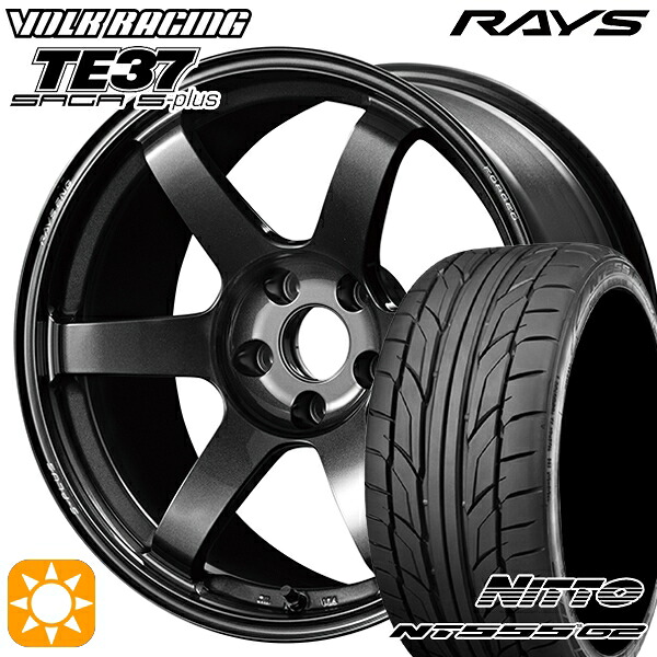 【取付対象】215/35R18 84W XL ニットー NT555 G2 RAYS ボルクレーシング TE37 サーガ S-プラス MM 18インチ 7.5J 5H114.3 サマータイヤホイールセット