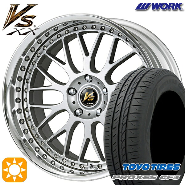 【取付対象】アクセラ アテンザ 215/45R18 93W XL トーヨー プロクセス CF3 WORK ワーク VS XX BLC2 18インチ 7.0J 5H114.3 サマータイヤホイールセット