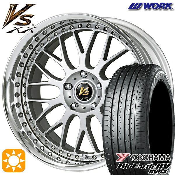 取付対象】225/40R19 93W XL ヨコハマ ブルーアース RV03 WORK ワーク 