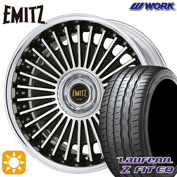 【取付対象】215/35R19 85Y XL ラウフェン Z FIT EQ LK03 WORK イミッツ ブラックカットクリア 19インチ 7.5J 5H114.3 サマータイヤホイールセット ｜格安タイヤホイールジャストパーツ