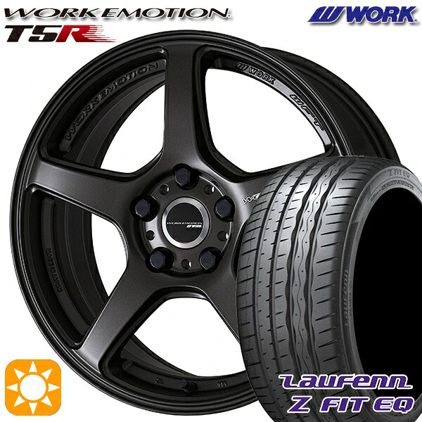 【取付対象】245/40R19 98Y XL ラウフェン Z FIT EQ LK03 WORK エモーション T5R マットグラファイト 19インチ 8.5J 5H114.3 サマータイヤホイールセット