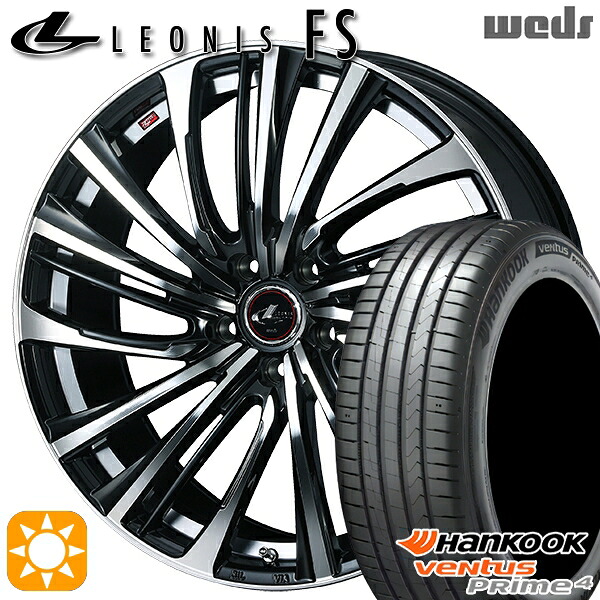 【取付対象】195/60R16 89V ハンコック veNtus PRime4 K135 Weds レオニス FS PBMC (パールブラック/ミラーカット) 16インチ 6.5J 5H114.3 サマータイヤホイールセット ｜格安タイヤホイールジャストパーツ 67,815円