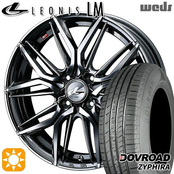 【取付対象】ライズ ロッキー 205/60R16 92V DOVROAD ザイファイラ Weds レオニス LM BMCMC (ブラックメタルコート/ミラーカット) 16インチ 6.0J 4H100 サマータイヤホイールセット |格安タイヤホイールジャストパーツ