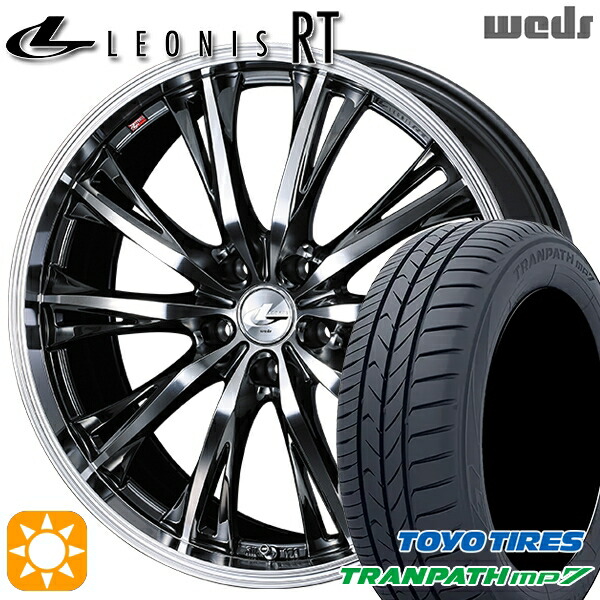 【取付対象】215/60R17 96H トーヨー トランパス mp7 Weds レオニス RT BMCMC 17インチ 7.0J 5H114.3 サマータイヤホイールセット