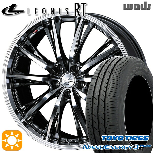 【取付対象】215/45R18 89W トーヨー ナノエナジー3プラス Weds レオニス RT BMCMC 18インチ 7.0J 5H114.3 サマータイヤホイールセット ｜格安タイヤホイールジャストパーツ