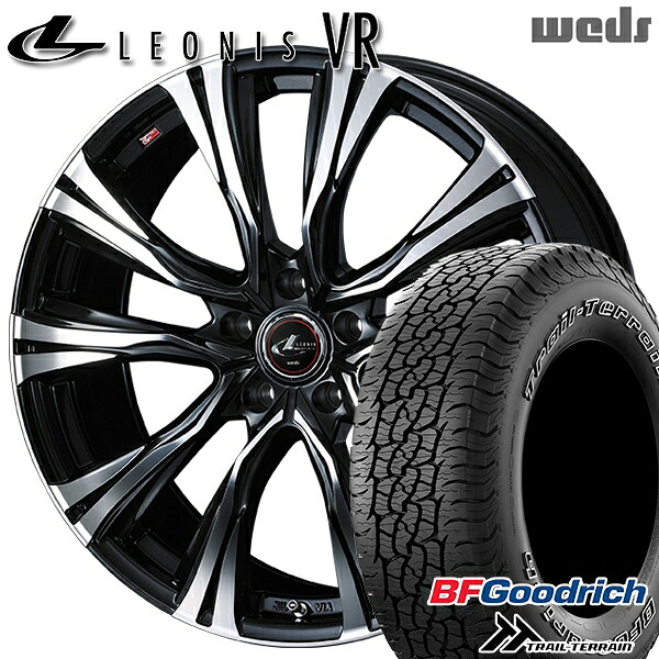 【取付対象】225/65R17 102T ORWL BFグッドリッチ トレールテレーン Weds レオニス VR PBMC 17インチ 7.0J 5H114.3 サマータイヤホイールセット