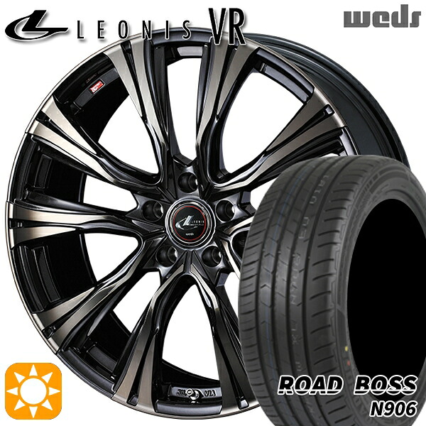 【取付対象】245/40R20 99W XL ロードボス N906 Weds レオニス VR PBMC/TI 20インチ 8.5J 5H114.3 サマータイヤホイールセット 107,195円