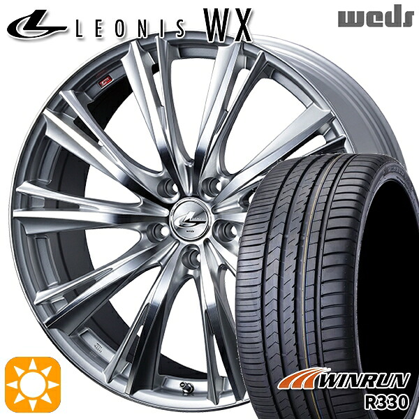 【取付対象】20/30系アルファード ヴェルファイア 235/50R18 101W XL ウィンラン R330 Weds レオニス WX HSMC (ハイパーシルバー ミラーカット) 18インチ 8.0J 5H114.3 サマータイヤホイールセット 78,045円