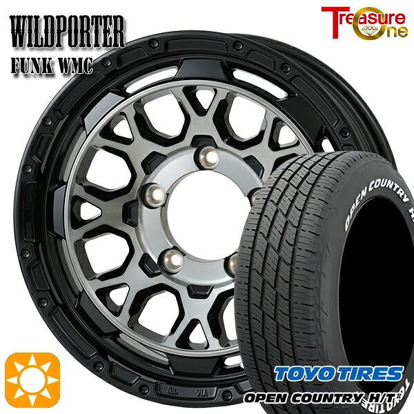 【取付対象】215/70R16 100H トーヨー オープンカントリー H/T2 WL トレジャーワン ワイルドポーター ファンク WMC BP/BC 16インチ 5.5J 5H139.7 サマータイヤホイールセット ｜格安タイヤホイールジャストパーツ