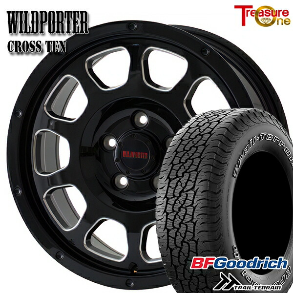 【取付対象】245/65R17 111T ORWL BFグッドリッチ トレールテレーン トレジャーワン ワイルドポーター クロステン BK/SM 17インチ 7.5J 5H114.3 サマータイヤホイールセット |格安タイヤホイールジャストパーツ
