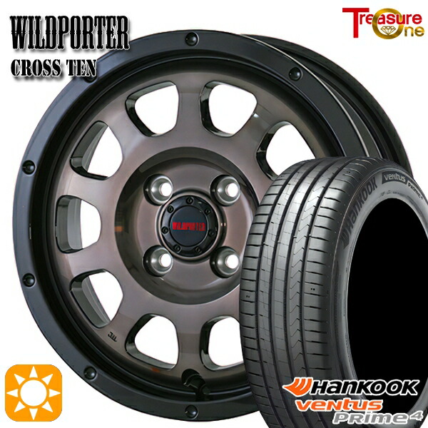 【取付対象】ライズ ロッキー 205/60R16 96V XL ハンコック veNtus PRime4 K135 トレジャーワン ワイルドポーター クロステン BP/BC 16インチ 6.0J 4H100 サマータイヤホイールセット 58,980円