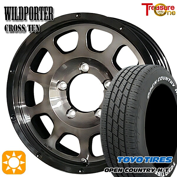 【取付対象】215/70R16 100H トーヨー オープンカントリー H/T2 WL トレジャーワン ワイルドポーター クロステン BP/BC 16インチ 5.5J 5H139.7 サマータイヤホイールセット ｜格安タイヤホイールジャストパーツ