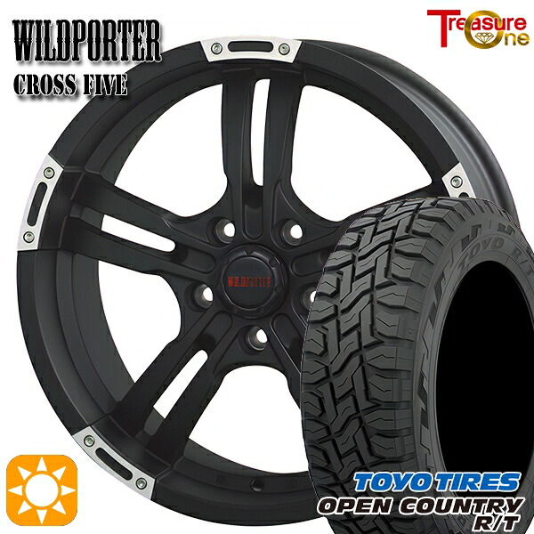 【取付対象】225/65R17 102Q トーヨー オープンカントリー R/T トレジャーワン ワイルドポーター クロスファイブ MBP 17インチ 7.5J 5H114.3 サマータイヤホイールセット |格安タイヤホイールジャストパーツ