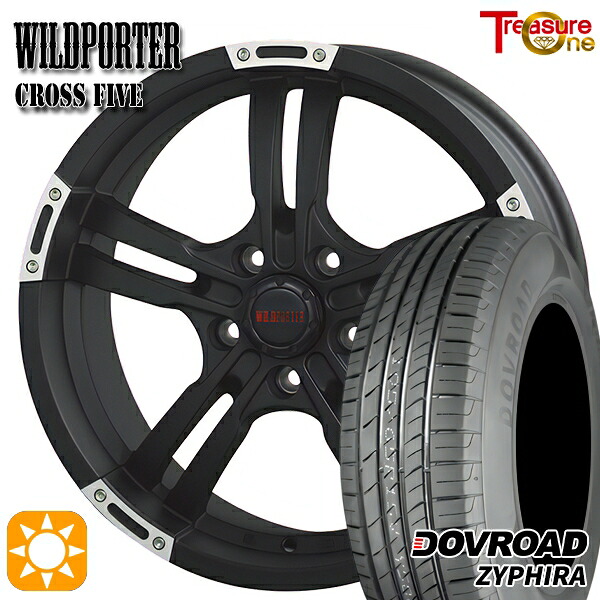 【取付対象】エルグランド クロスロード 215/65R16 98H DOVROAD ザイファイラ トレジャーワン ワイルドポーター クロスファイブ MBP 16インチ 7.0J 5H114.3 サマータイヤホイールセット ｜格安タイヤホイールジャストパーツ