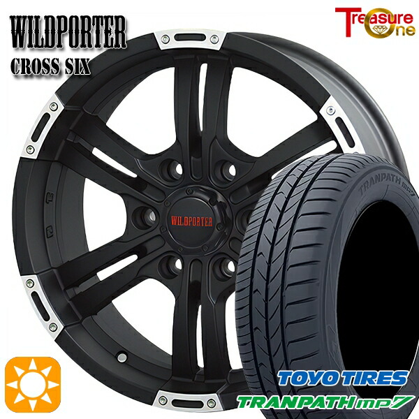 【取付対象】NV350キャラバン 215/60R17 96H トーヨー トランパス mp7 トレジャーワン ワイルドポーター クロスシックス MBP 17インチ 6.5J 6H139.7 +48 サマータイヤホイールセット 76,065円