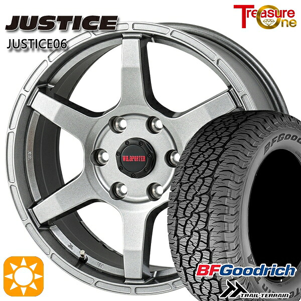 【取付対象】ランクル300 285/60R18 116H RBL BFグッドリッチ トレールテレーン トレジャーワン ジャスティス06 DG 18インチ 8.0J 6H139.7 サマータイヤホイールセット ｜格安タイヤホイールジャストパーツ