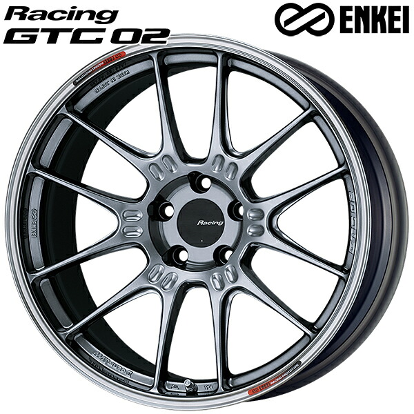 19インチ 10.5J 5H114.3 +15 ENKEI エンケイ レーシング GTC02 ハイパーシルバー アルミホイール単品 1本 4本以上送料無料