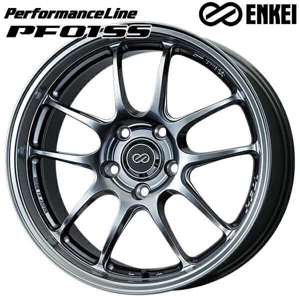 楽天市場】17インチ 9.0J 5H114.3 +60 ENKEI エンケイ パフォーマンス