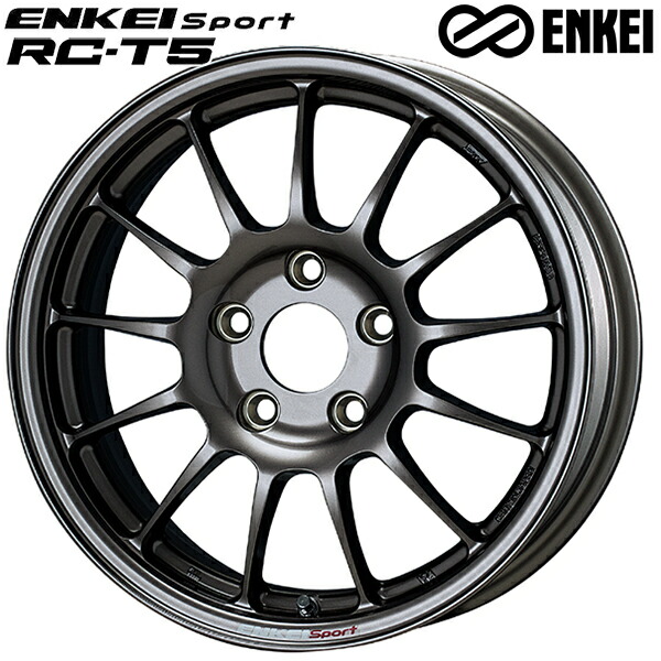 エンケイスポーツ16×7 1 /2タイヤ付 ENKEI YARIS ヤリス ENKEIスポーツ RC-T5