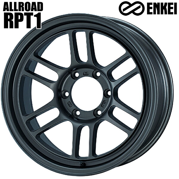18インチ 9.0J 6H139.7 ±0 ENKEI エンケイ オールロード RPT1 マットダークガンメタ アルミホイール単品 4本(1台分)送料無料 |格安タイヤホイールジャストパーツ