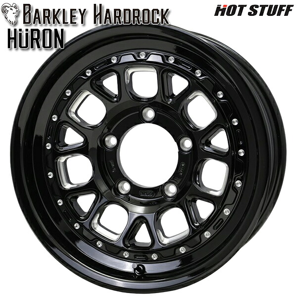 13インチ 9.5J 5H139.7 -5 HotStuff ホットスタッフ バークレイハードロック ヒューロン GB/M アルミホイール単品 4本（1台分）送料無料 47,880円