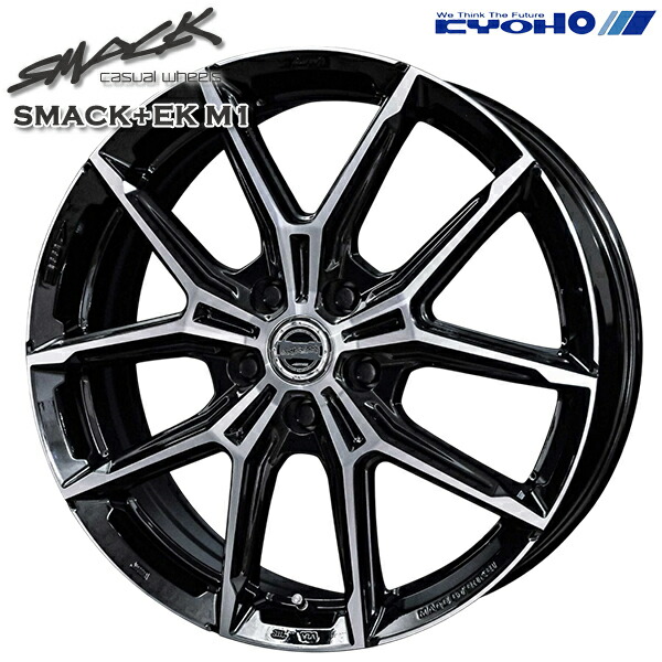 楽天市場】ホイール 共豊 KYOHO スマック +EK M1 19インチ 7.0J +40 5