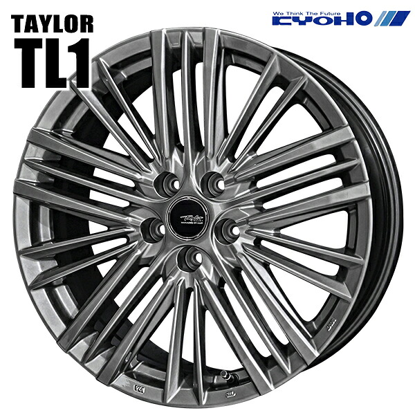 【19インチ 8.0J 5H114.3 +38】KYOHO テイラーTL1 ハイパーメタルブラック トヨタ車用 球面 アルミホイール単品 1本 4本以上送料無料|格安タイヤホイールジャストパーツ