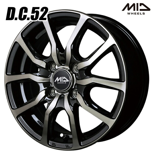 楽天市場】18インチ 8.0J 5H114.3 +42 MID マルカサービス DC52